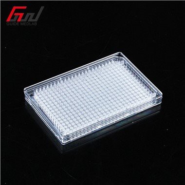 384 웰스 PCR 플레이트 스커트 없음