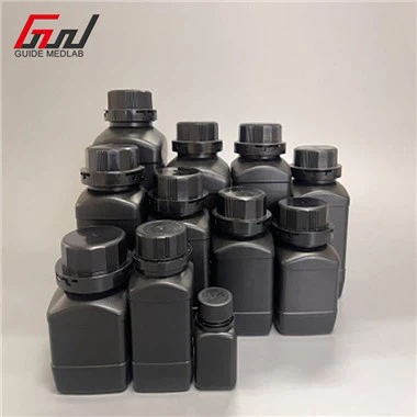 정사각형 플라스틱 시약 병